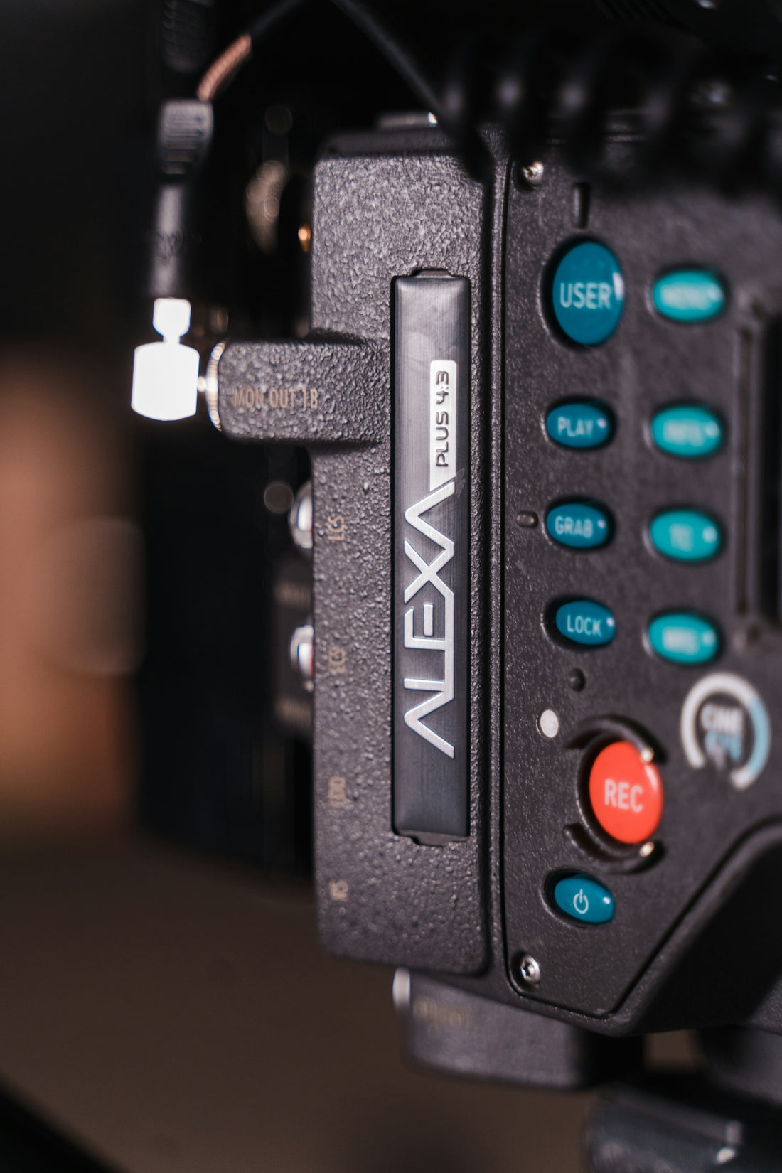 a close up of a camera with buttons