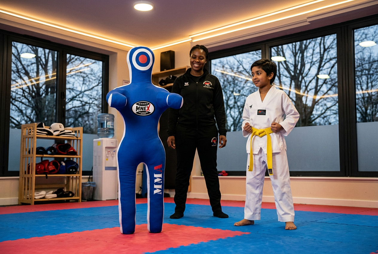 Winter Kids’ Training: Stay Active with the MNEX 4ft Blue Dummy