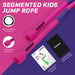 RDX BP Pink Purple Colour Braided Nylon Tangle-Free 10ft Kids Jump Rope