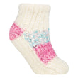 1 Pair Ladies Sherpa Lined Slipper Socks - Warm Fluffy Cosy Indoor Comfort - MNEX PRO FIGHTING LIMITED