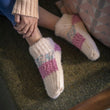 1 Pair Ladies Sherpa Lined Slipper Socks - Warm Fluffy Cosy Indoor Comfort - MNEX PRO FIGHTING LIMITED