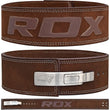 RDX T2 Weightlifting Half Finger Gym Gloves#color_brown