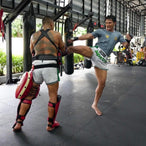 Muay Thai Training Mats - 2 Thickness Options (20mm & 40mm) - Dual Colour Choices: Reversible Blue/Red or Grey/Black - MNEX PRO FIGHTING LIMITED