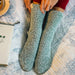 2 Pack Ladies Two Tone Cosy Bed and Home Socks - Warm Soft Relaxing Comfort - MNEX PRO FIGHTING LIMITED