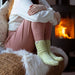 2 Pack Ladies Two Tone Cosy Bed and Home Socks - Warm Soft Relaxing Comfort - MNEX PRO FIGHTING LIMITED