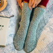2 Pack Ladies Two Tone Cosy Bed and Home Socks - Warm Soft Relaxing Comfort - MNEX PRO FIGHTING LIMITED