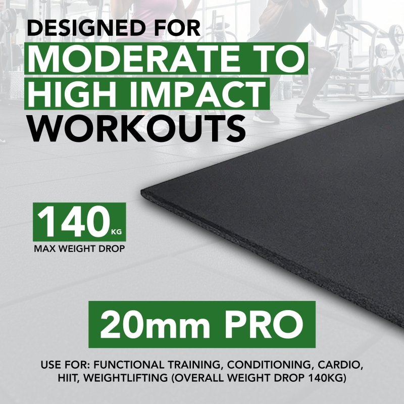 20mm Rubber PRO Gym Flooring | Heavy - Duty with Smooth Top Surface – UK's Highest Rated - MNEX PRO FIGHTING LIMITED