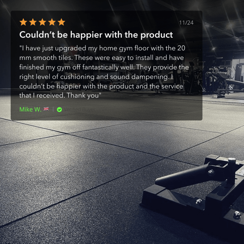 20mm Rubber PRO Gym Flooring | Heavy - Duty with Smooth Top Surface – UK's Highest Rated - MNEX PRO FIGHTING LIMITED
