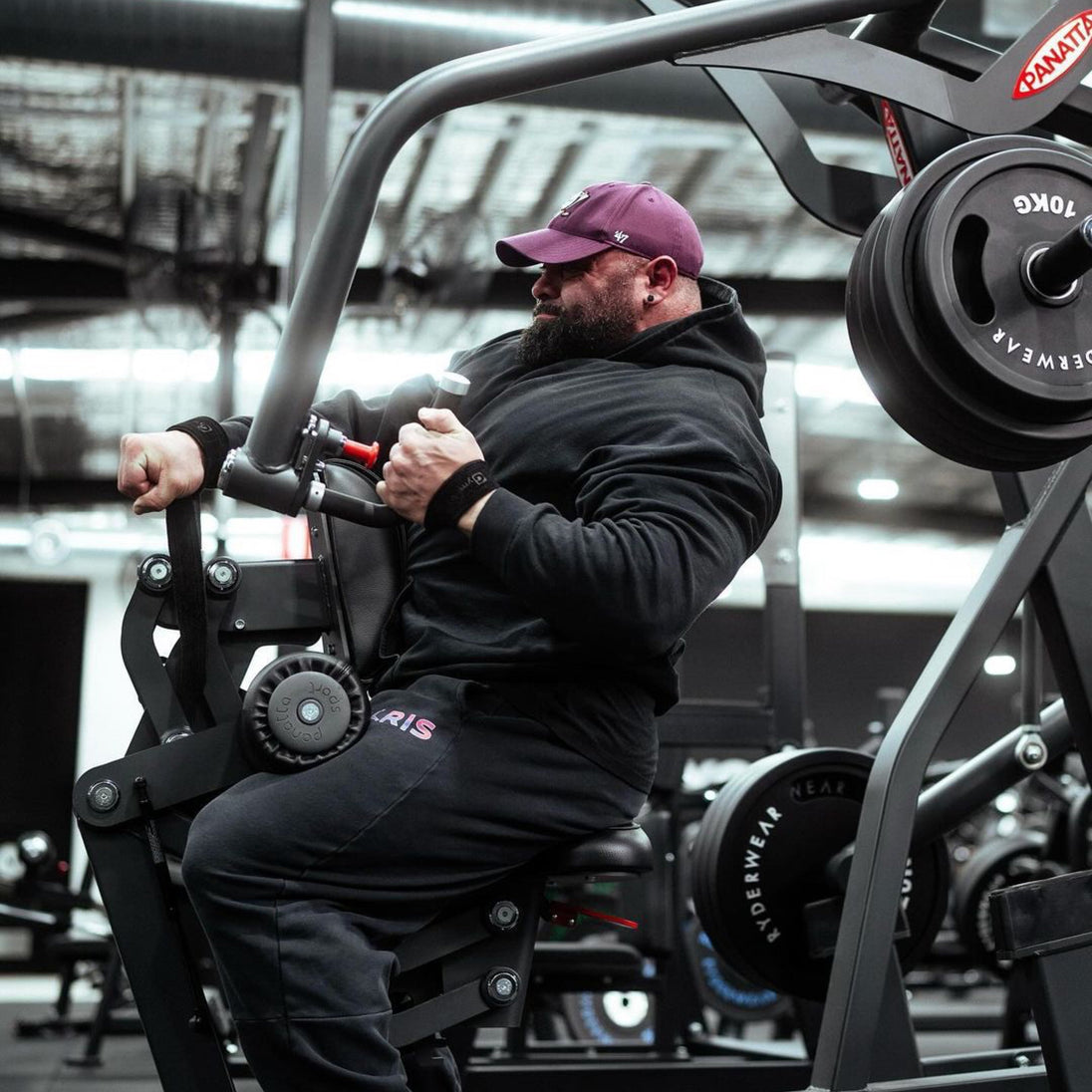 GymPin Padded Leather Weight Lifting Straps - MNEX PRO FIGHTING LIMITED