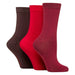 3 Pack Ladies Plain Bamboo Socks - Soft Breathable Everyday Comfort Socks - MNEX PRO FIGHTING LIMITED