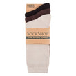 3 Pack Ladies Plain Bamboo Socks - Soft Breathable Everyday Comfort Socks - MNEX PRO FIGHTING LIMITED