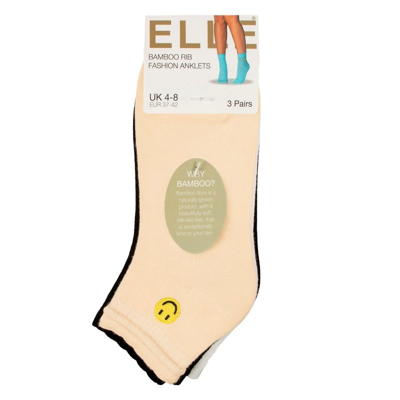 3 Pack Ladies Ribbed Anklet Socks with Frill Welt - Soft Stylish Everyday Fit - MNEX PRO FIGHTING LIMITED