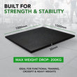 30mm Sprung PRO Gym Floor Tile - Heavy Duty Rubber Gym Flooring - MNEX PRO FIGHTING LIMITED