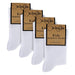 4 Pack Kids Boys Girls Bamboo Sensory Socks - Soft Breathable Comfort Fit - MNEX PRO FIGHTING LIMITED