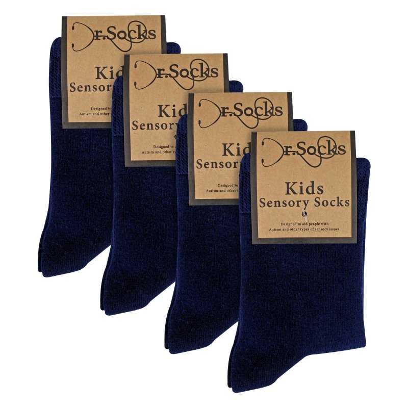 4 Pack Kids Boys Girls Bamboo Sensory Socks - Soft Breathable Comfort Fit - MNEX PRO FIGHTING LIMITED