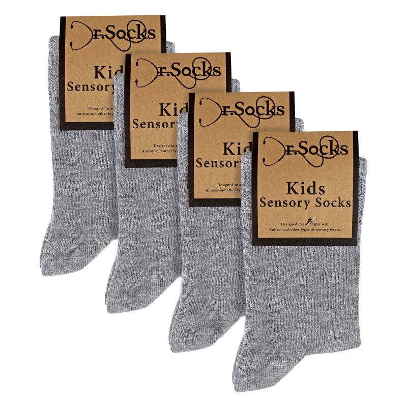 4 Pack Kids Boys Girls Bamboo Sensory Socks - Soft Breathable Comfort Fit - MNEX PRO FIGHTING LIMITED