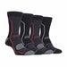 4 Pack Men's Cushioned Anti - Blister Hiking Socks - MNEX PRO FIGHTING LIMITED