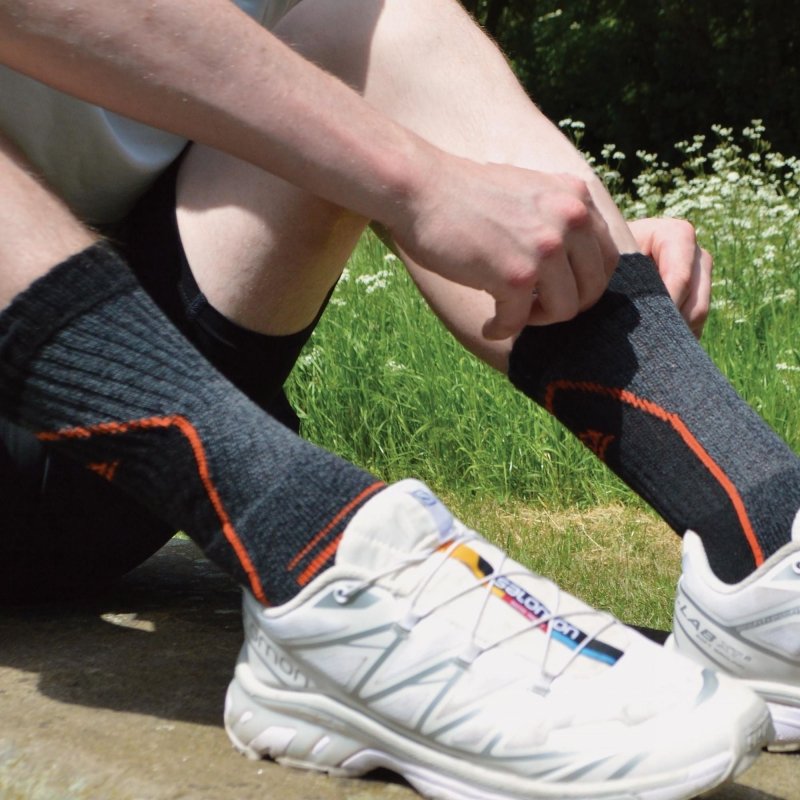 4 Pack Men's Cushioned Anti - Blister Hiking Socks - MNEX PRO FIGHTING LIMITED