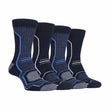 4 Pack Men's Cushioned Anti - Blister Hiking Socks - MNEX PRO FIGHTING LIMITED