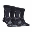 4 Pack Men's Cushioned Anti - Blister Hiking Socks - MNEX PRO FIGHTING LIMITED