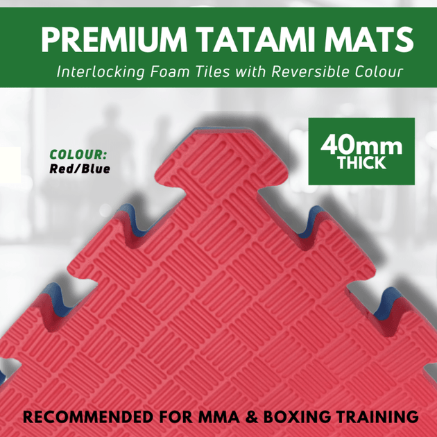 40mm Premium Reversible EVA Tatami Foam Mats - MNEX PRO FIGHTING LIMITED