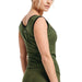 RDX W2 Women Sweat Vest With Zipper REACH OEKO TEX 100 Certified#color_army-green
