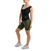 RDX W1 Women Sweat Shorts#color_army-green