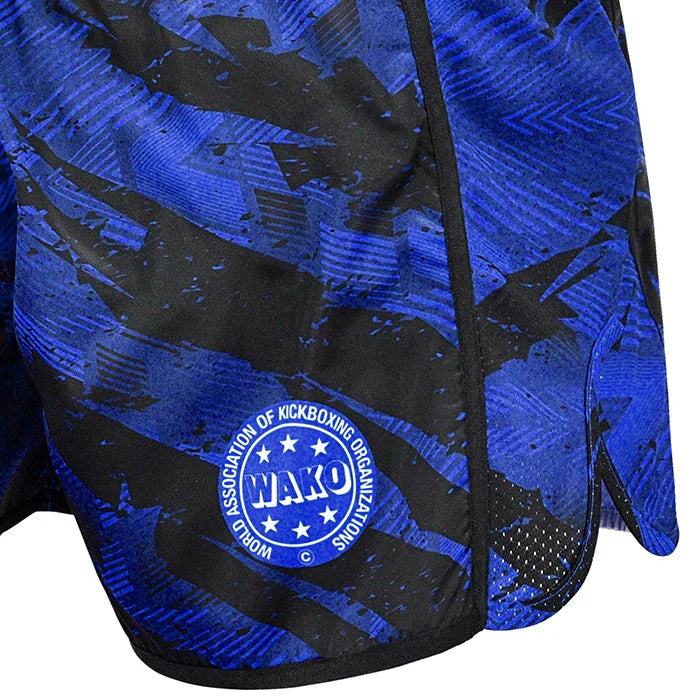 RDX K1-Low WAKO Kickboxing Shorts#color_blue