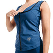 RDX W2 Women Sweat Vest With Zipper REACH OEKO TEX 100 Certified#color_blue