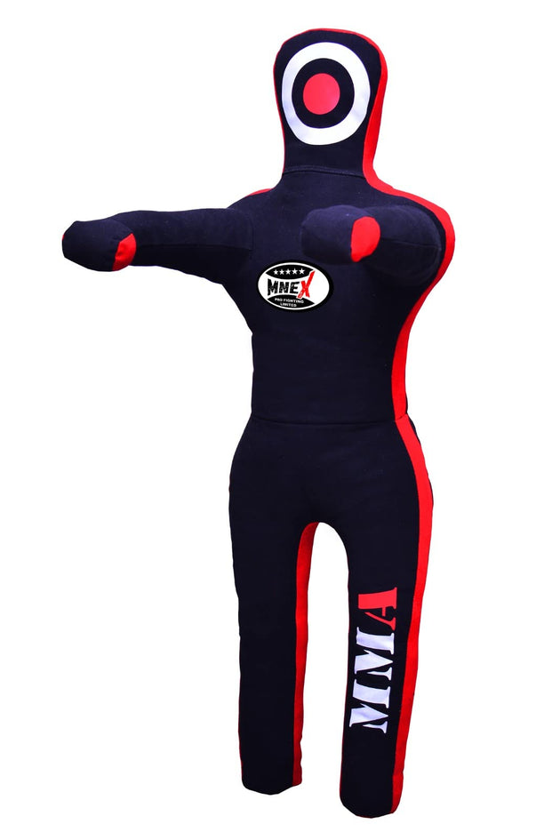 MNEX Pro Fighting Wrestling Dummy Grappling Manichini - 1,5 m/152,4 cm 1,8 m/182,9 cm Jujitsu BJJ Manichino MMA Judo Karate Fighting Dummy Un-Filled - Nero 1,8 m / 182,9 cm (182,8 m) 2,9 cm. In piedi, Nero) - MNEX PRO FIGHTING LIMITED