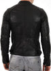 MNEX Men's Lambskin Leather Classic Open Bottom Jacket, Black (S to 5X) (as1, alpha, s, regular, regular), Black, S - MNEX PRO FIGHTING LIMITED