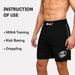 MMA Shorts for Training and Kick Boxing, Trunks for Bodybuilding Size M (Medium) - MNEX PRO FIGHTING LIMITED