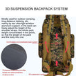 56-75L Large Capacity Travel Hiking Bag Waterproof and Scratch-resistant Backpack (CP Camouflage) - MNEX PRO FIGHTING LIMITED