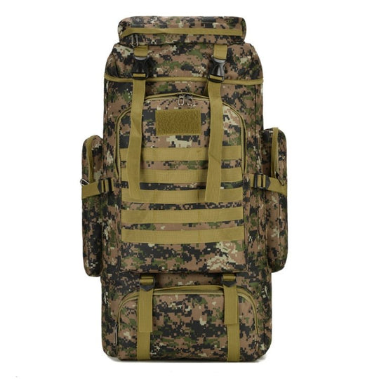 56-75L Large Capacity Travel Hiking Bag Waterproof and Scratch-resistant Backpack (CP Camouflage) - MNEX PRO FIGHTING LIMITED