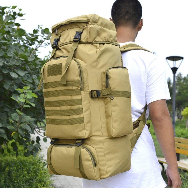 56-75L Large Capacity Travel Hiking Bag Waterproof and Scratch-resistant Backpack (CP Camouflage) - MNEX PRO FIGHTING LIMITED