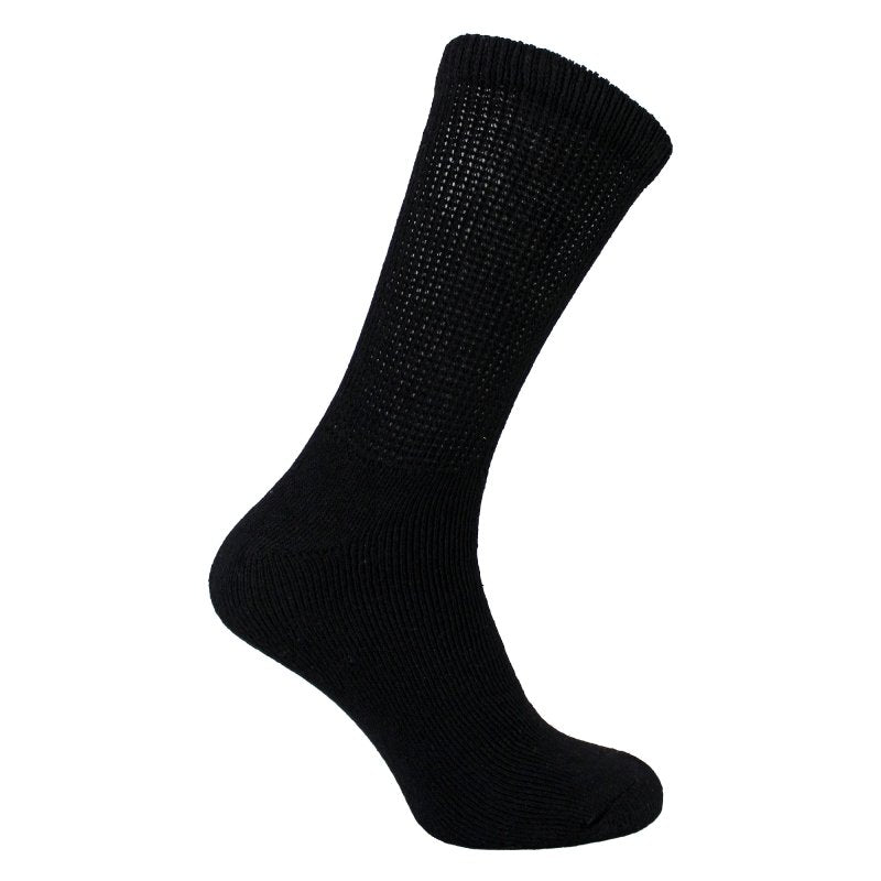 6 Pairs Mens Cotton Diabetic Socks - Soft Non Binding Everyday Comfort Socks - MNEX PRO FIGHTING LIMITED