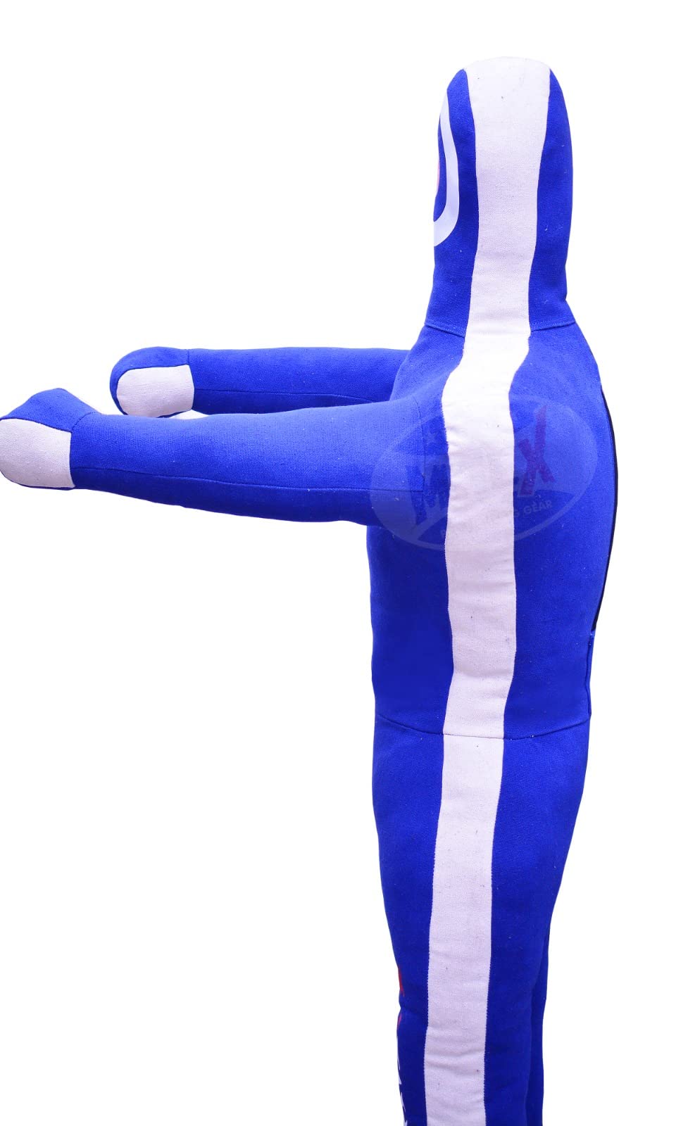 MNEX Pro vechten worsteldummy Grappling Dummies - 1,5 m/60"/1,8 m/182,9 cm Jujitsu BJJ Dummy MMA Dummies Judo Karate Fighting Dummy Un-Filled - Zwart 182,9 cm (Blauw, 121,2 m / 121,2 m 9 cm inch) - MNEX PRO FIGHTING LIMITED