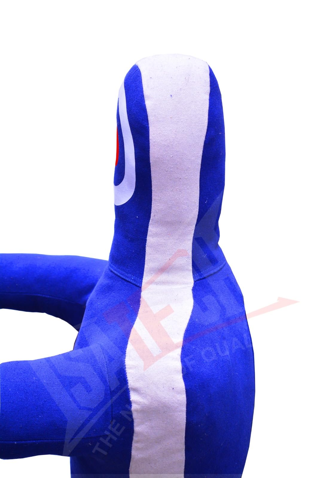 Isatech Saco de boxeo de entrenamiento para artes marciales mixtas, color negro y rojo, material de lona, posición sentada con objetivo - MNEX PRO FIGHTING LIMITED