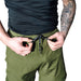 T16 2-in-1 Compression MMA Shorts #color_army-green