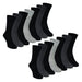 7 Pack Mens Classic Suit Socks - Soft Breathable Plain Dress Socks - MNEX PRO FIGHTING LIMITED