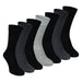 7 Pack Mens Classic Suit Socks - Soft Breathable Plain Dress Socks - MNEX PRO FIGHTING LIMITED