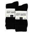 7 Pack Mens Classic Suit Socks - Soft Breathable Plain Dress Socks - MNEX PRO FIGHTING LIMITED