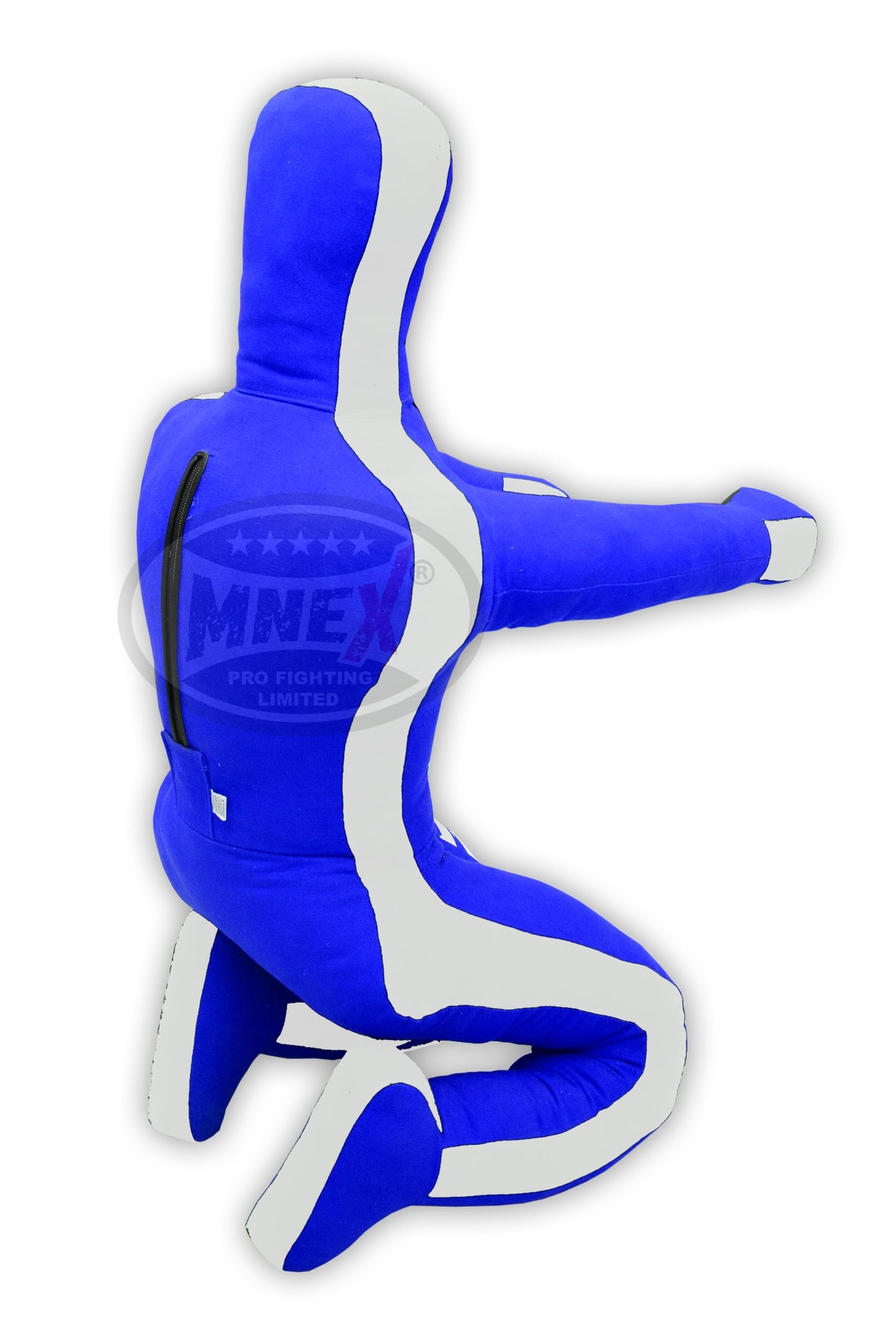 MNEX PRO FIGHTING LIMITED Chupete de lucha libre sin relleno, chupete de Jiu Jitsu para entrenamiento de karate de judo BJJ, para adultos, niños y jóvenes, chupetes de práctica, negro y azul - MNEX PRO FIGHTING LIMITED