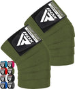 RDX K1 Elasticated Knee Compression Bandage Wraps#color_army-green