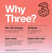 Why Three? 99% UK Coverage, 5G Ready, Auto-renew, Switch with a text