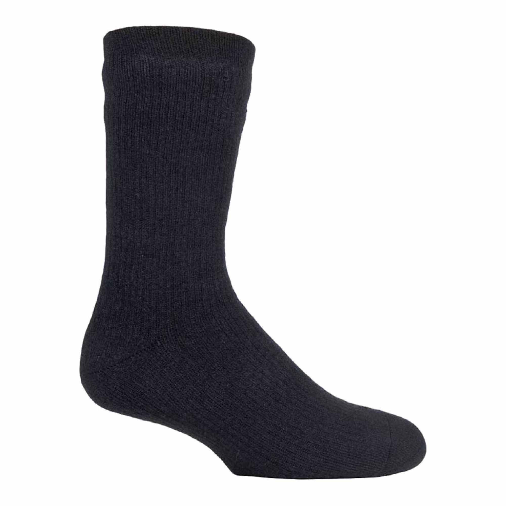 Mens & Ladies Black Thermal Waterproof Socks with Fleece Lining - Heat Holders