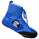 Boxing, MMA shoes suede leather sole Rubber mesh breathable light weight Blue.