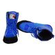 Boxing, MMA shoes suede leather sole Rubber mesh breathable light weight Blue.