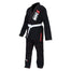 Black Brazilian Jiu Jitsu Suits for Men's BJJ Gi Kids/Adult BJJ Suit Kimono 450Gsm.