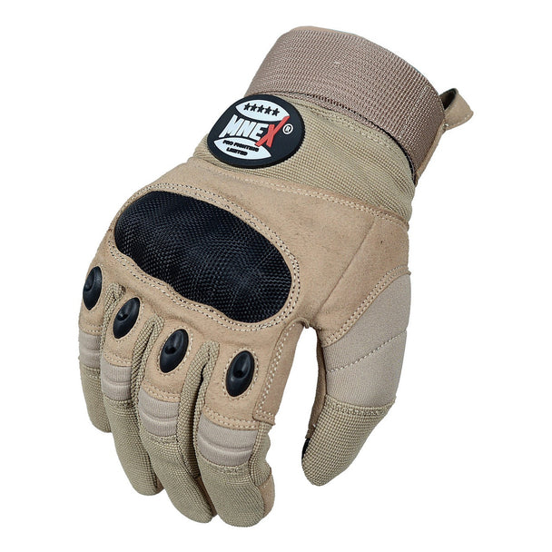 Men's Touchscreen Hiking Gloves - Waterproof Outdoor Sports Gloves Size - S-M-L-XL Tan.
